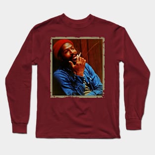 Marvin//Retro Potrait Long Sleeve T-Shirt